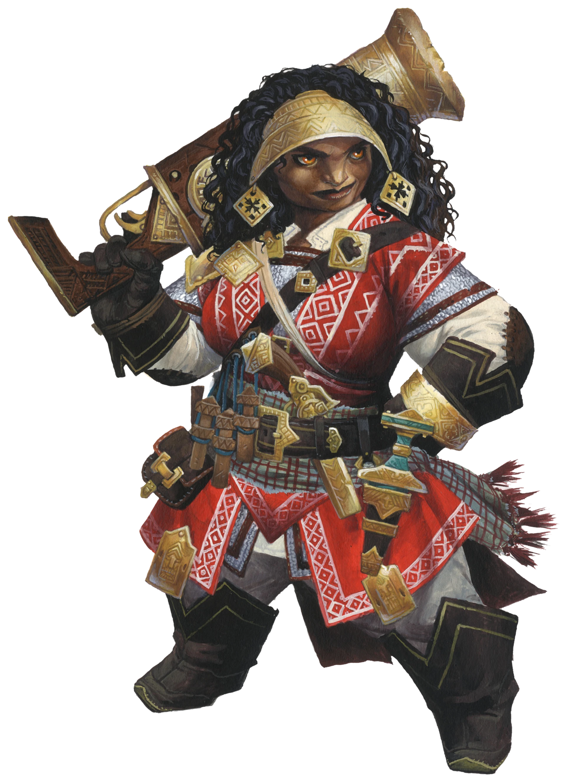 Nhalmika Ironsight, iconic dwarf gunslinger
